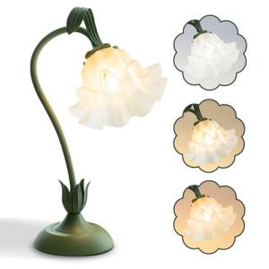 Vintage Flower LED Table Lamp - 3 Color Modes