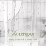 Clear Waterproof Shower Curtain Liner with Magnets