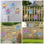 Metal Frog Wall Decor - 4-Piece Set