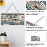 Metal Outdoor Patio Sign – Perfect for Relaxation