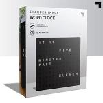 Modern LED Word Clock for Desk or Wall