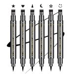 6 Pcs Double-Ended Eyeliner Stamp Set