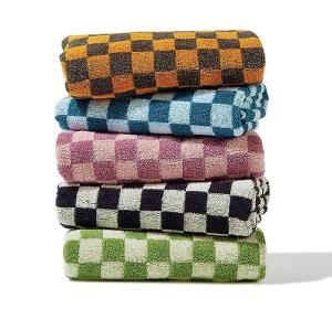 Madi-Cadi Soft Cotton Checkered Hand Towels 5 Pack