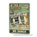Retro Cat Kitchen Poster - Fun Wall Decor