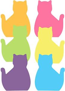 Cute Cat Sticky Notes Set - 180 Sheets