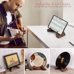 Wooden Cookbook Stand for Kitchen Counter Decor