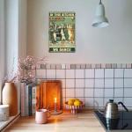Retro Cat Kitchen Poster - Fun Wall Decor