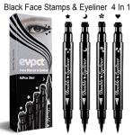 4-in-1 Star & Moon Winged Eyeliner Stamp Set