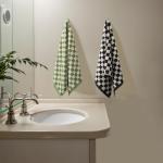 Madi-Cadi Soft Cotton Checkered Hand Towels 5 Pack