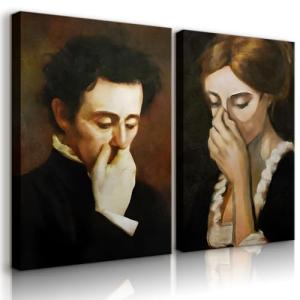 Funny Vintage Bathroom Canvas Wall Art Decor