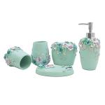 Vintage Pink 5-Piece Bathroom Accessory Set
