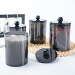 2 Pack Canister Jar Set for Bathroom Essentials