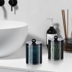 2 Pack Canister Jar Set for Bathroom Essentials