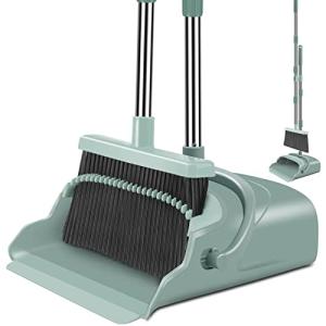 Kelamayi Large Broom and Dustpan Set with Long Handle