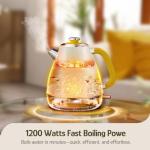 Hazel Quinn Retro Floral Electric Kettle 1200W