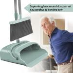 Kelamayi Large Broom and Dustpan Set with Long Handle