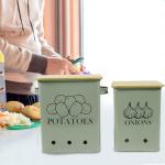 Vegetable Storage Tins Set for Potatoes and Onions