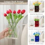 Puransen Clear Flower Vase - Stylish Decor Organizer