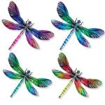 Metal Dragonfly Wall Art for Garden Decor