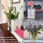 Puransen Clear Flower Vase - Stylish Decor Organizer