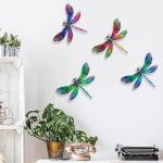Metal Dragonfly Wall Art for Garden Decor