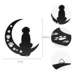 Dog Metal Wall Art for Home and Garden