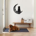 Dog Metal Wall Art for Home and Garden