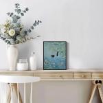 Funny Cat Wall Art - Vintage Monet Style