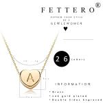 Tiny Gold Heart Necklace with Initial - Dainty Design