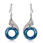 Kate Lynn Crystal Phoenix Earrings for Women