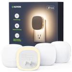 AUVON Motion Sensor LED Night Light 4 Pack