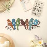 Bird Wall Art Welcome Sign for Home or Garden
