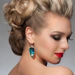 Vintage Boho Teardrop Druse Crystal Earrings Set