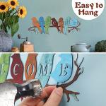 Bird Wall Art Welcome Sign for Home or Garden