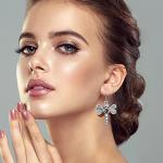 Vintage Boho Teardrop Druse Crystal Earrings Set