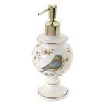 Gilded Birds Soap Dispenser for Nature-Inspired Decor