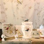 Gilded Birds Soap Dispenser for Nature-Inspired Decor