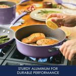 Rachael Ray 12-Piece Lavender Nonstick Cookware Set