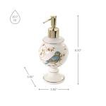 Gilded Birds Soap Dispenser for Nature-Inspired Decor