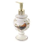 Gilded Birds Soap Dispenser for Nature-Inspired Decor