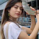 Green Olive Dangle Earrings - Gold Plated Fun Jewelry