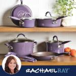 Rachael Ray 12-Piece Lavender Nonstick Cookware Set