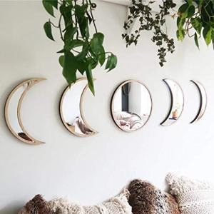 Bohemian Acrylic Wall Decor - Moon Phase Set