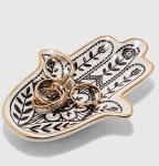 Lucky Jewelry Trinket Ring Dish with Hamsa Design