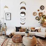 Bohemian Acrylic Wall Decor - Moon Phase Set