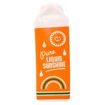 Retro Orange Juice Carton Ceramic Vase