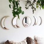 Bohemian Acrylic Wall Decor - Moon Phase Set