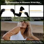 Boho Coil Arm Cuff Bangle Set - 6 Pieces