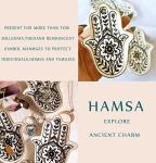 Lucky Jewelry Trinket Ring Dish with Hamsa Design