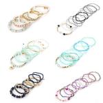 Bohemian Stackable Bead Bracelet Set for Women